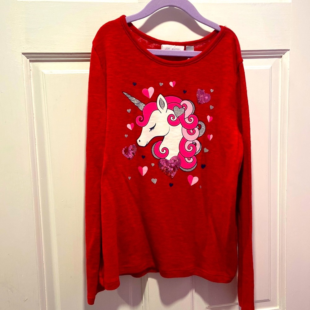 Girls 10-12 Red Shirt
